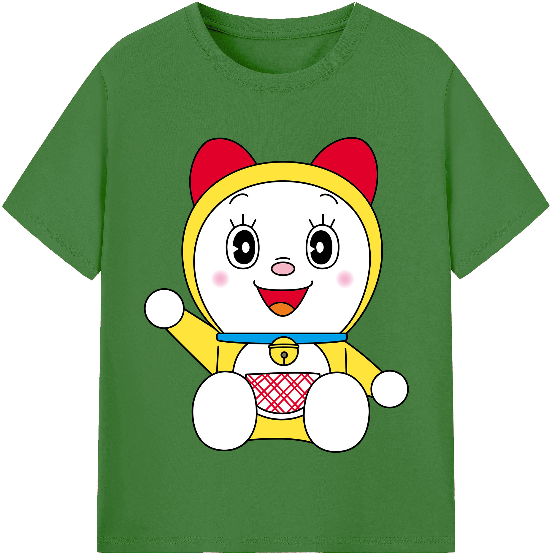 （画像用） ドラえもん ドラミ Doraemon Dorami レディースカジュアルプリントTシャツ（綿100％）